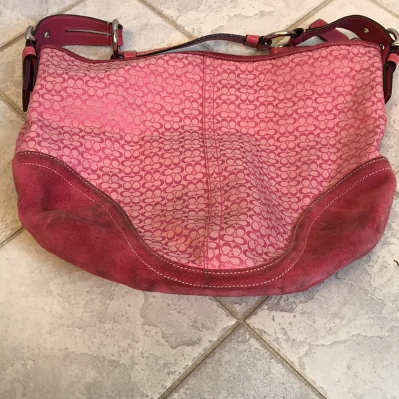 Coach pink purse. Real Coach brand. - Picture 12 of 14